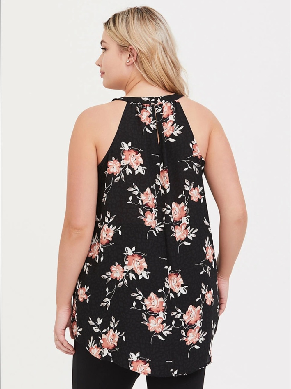 TORRID Floral Drop Waist Georgette Hi‎ Lo Cami Size 2 EUC - Picture 2 of 10